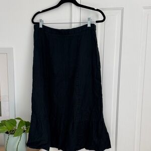 Wilfred Black A-Line Skirt